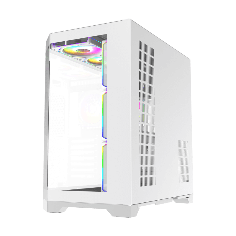 GAMEMAX HYPE-A White ATX ARGB GAMING CASE GAMEMAX HYPE-A White ATX ARGB GAMING CASE